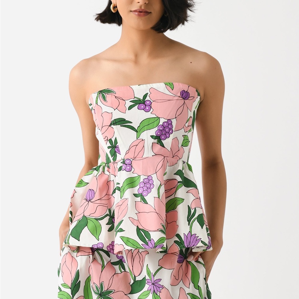 Banjanan Della strapless top